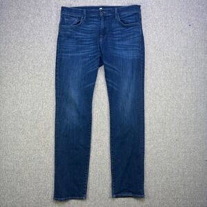 7 For All Mankind Standard Straight Leg Jeans Dark Wash Men's 34x34 Classic